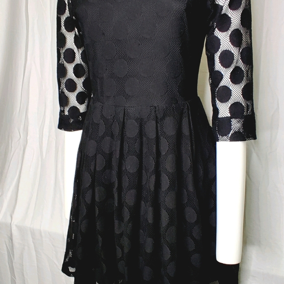 H&M polka dot overlay dress EUC - Picture 5 of 13